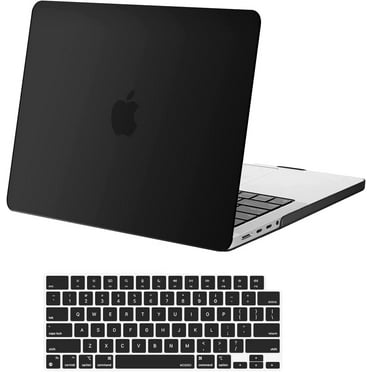 Mosiso Case for MacBook Pro 14 inch 2024-2021 M4 A3112 A3185 A3401 M3 A2918 A2992 M2 A2779 M1 A2442 Pro Max Chip with Touch ID, Plastic Hard Shell with Keyboard Cover, Black