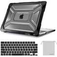 thumbnail image 1 of Mosiso Case for MacBook Pro 14 inch Case 2024-2021 M4 M3 M2 M1 A3112 A3185 A3401 A2918 A2992 A2779 A2442, Heavy Duty Plastic Hard Shell with TPU Bumper&Keyboard Cover&Storage Bag, Black, 1 of 5