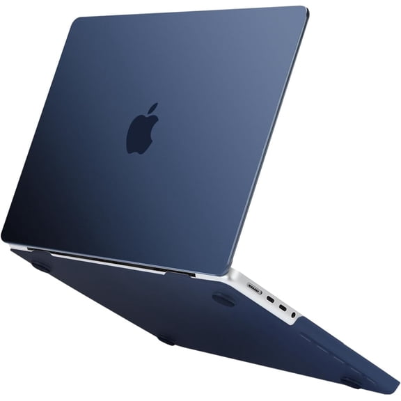 MOSISO Case for MacBook Pro 14 inch Case 2024 2023 2022 2021 Release M3 A2918 A2992 M2 A2779 M1 A2442, Ultra-Thin Natural Original Color Protective Plastic Hard Shell Case Cover, Midnight Blue