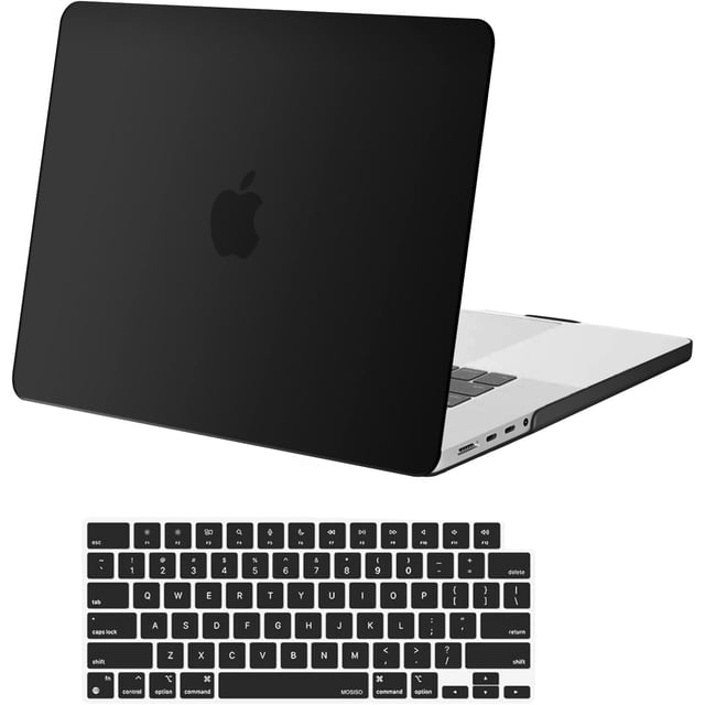 Mosiso Case for MacBook Pro 16 inch Case 2024-202 M4 M3 M2 M1 A3403 A3186 A2991 A2780 A2485 Pro Max Chip, Hard Cover Shell for New Pro 16 inch + Keyboard Cover, Black