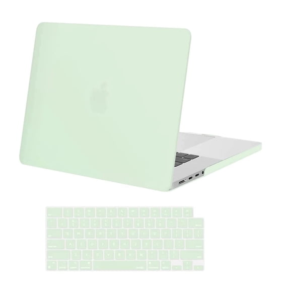 Mosiso Case for MacBook Pro 16 inch Case 2024-202 M4 M3 M2 M1 A3403 A3186 A2991 A2780 A2485 Pro Max Chip, Hard Cover Shell for New Pro 16 inch + Keyboard Cover, Honeydew Green