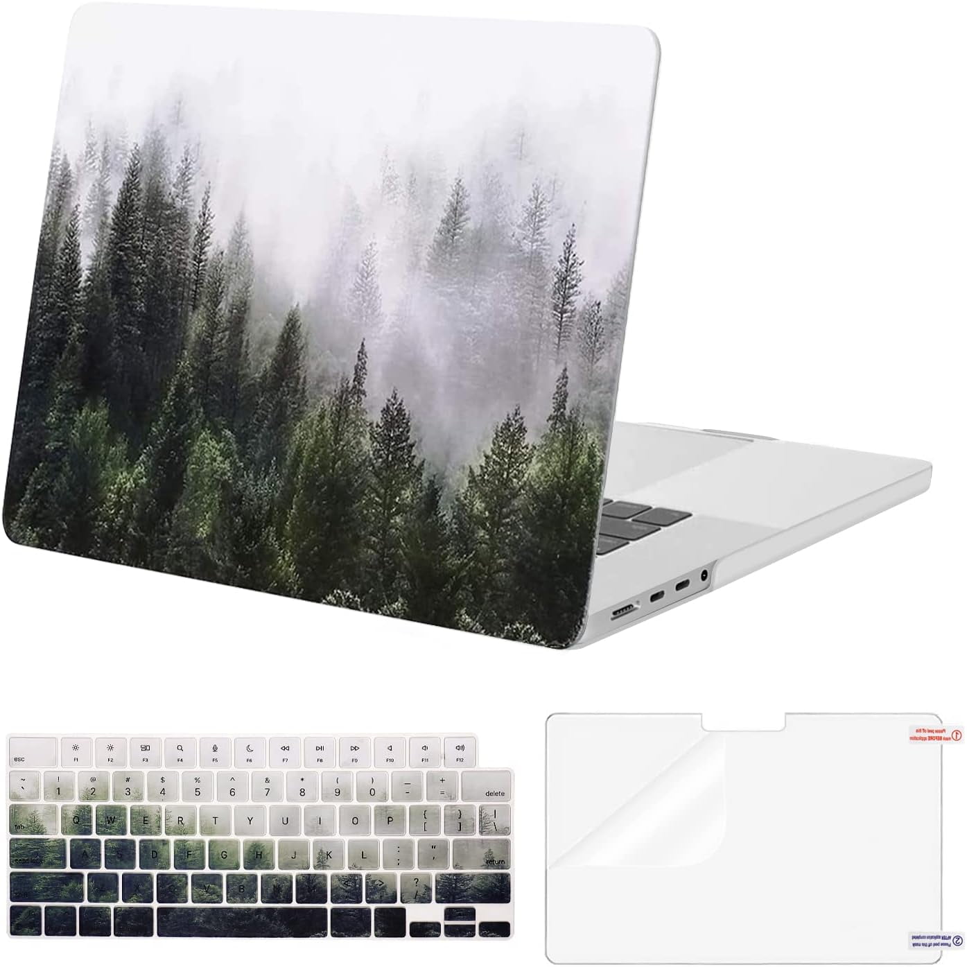 Coque Rigide MacBook Pro 16 Pouces M4/M3/M2/M1 - Ultra-mince, Protection Anti-rayures, Couleur D'origine