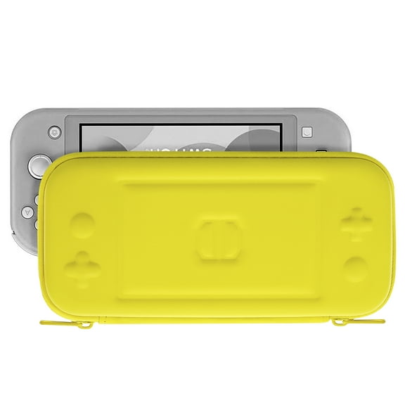 Mosiso Case for Nintendo Switch Lite (July 2019 Released 5.5 Inch), Waterproof Protective Game Travel Carrying Case Organizer Storage EVA Hard Shell Cover with 8 Game Cartridges, Yellow