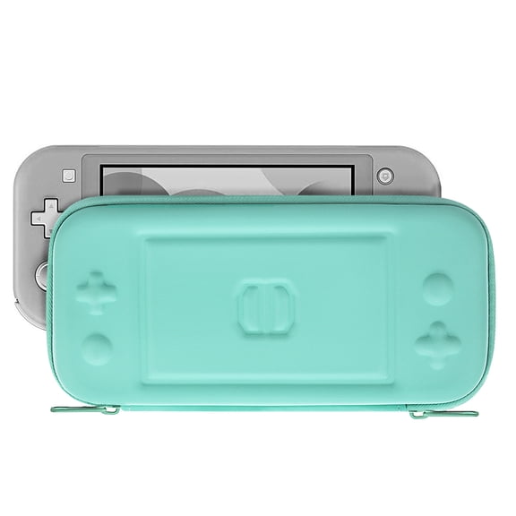 Mosiso Case for Nintendo Switch Lite (July 2019 Released 5.5 Inch), Waterproof Protective Game Travel Carrying Case Organizer Storage EVA Hard Shell Cover with 8 Game Cartridges, Mint Green