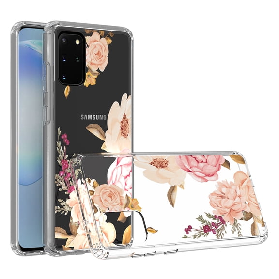 Mosiso Case for Samsung Galaxy S20, S20 Plus, S20 Ultra (2020 Release), Shockproof Soft TPU Bumper Hard PC Back Anti-Scratch Shell Protective Clear Phone Case Cover for Samsung Galaxy, Clear Base Peon