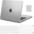 thumbnail image 1 of Mosiso Case for MacBook Air 13.6 inch Case 2025-2022 M4 A3240 M3 A3113 M2 A2681, Hard Shell Case&Keyboard Cover&Screen Protector&Storage Bag, Frost, 1 of 6