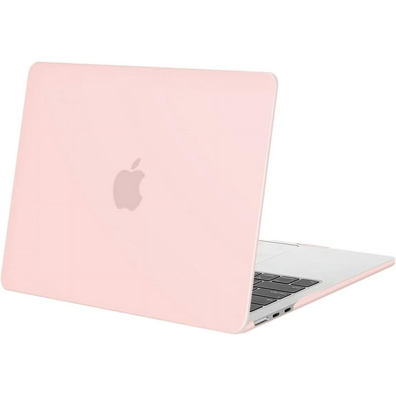 Mosiso Case for MacBook Air 13.6 inch Case 2025-2022 M4 A3240 M3 A3113 M2 A2681, Protective Plastic Hard Shell Case Cover, Chalk Pink