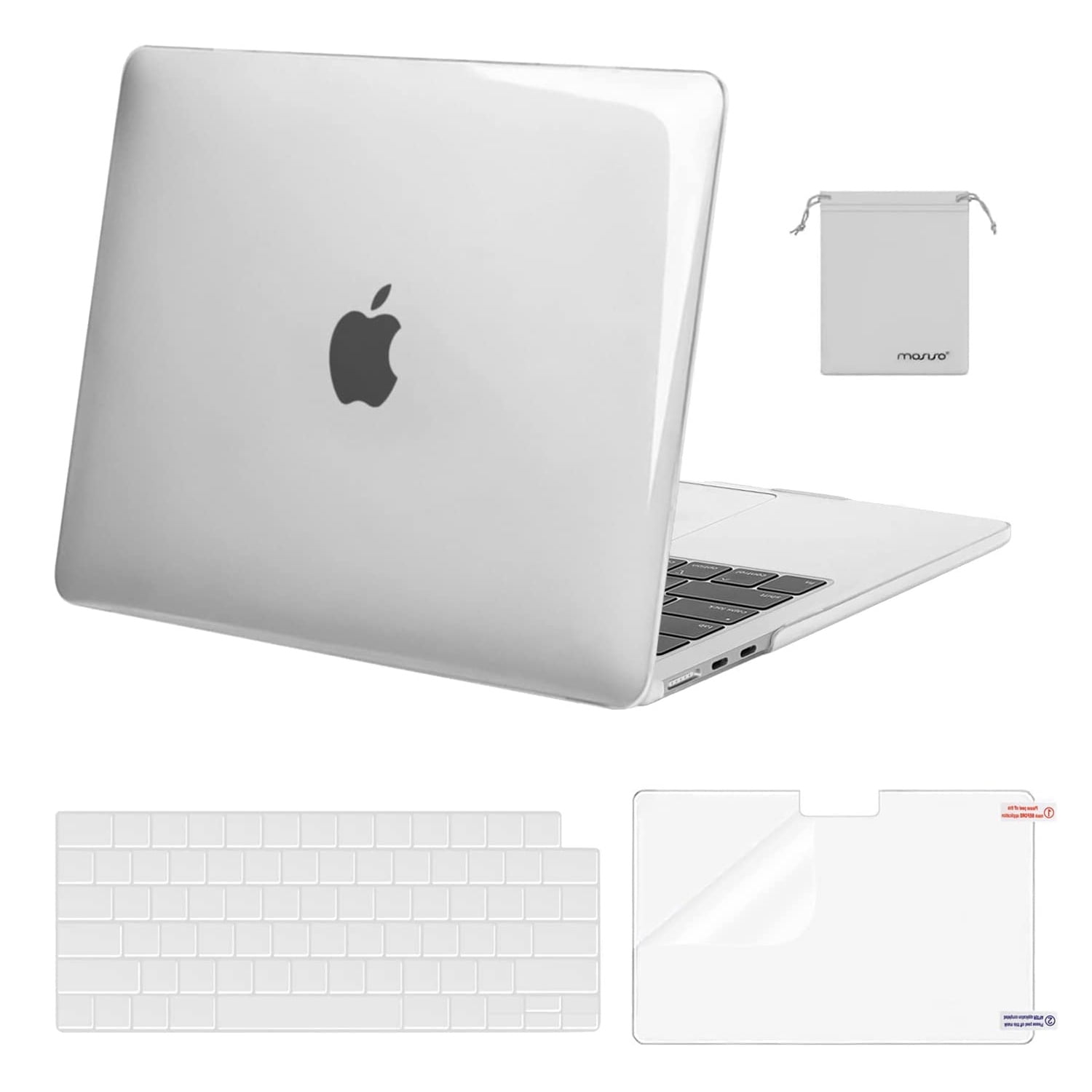 Mosiso Case for MacBook Air 13.6 inch Case M2 M3 20222024 A2681 A3113, Hard Shell Case&Keyboard