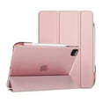 thumbnail image 1 of Mosiso Case for iPad Pro 11 inch 2020/2018, Slim Fit Case Frosted PC Back PU Leather Stand Folio Protective Tablet Cover for Apple iPad Pro 11 inch 1st/2nd Gen, Rose Gold, 1 of 6