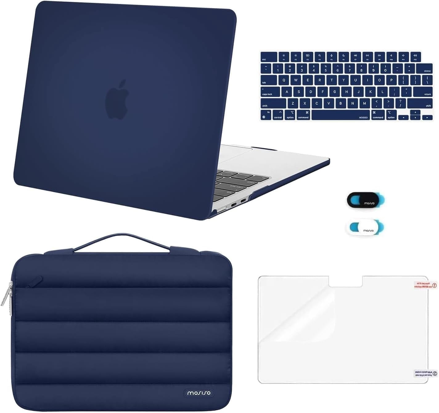Mosiso Compatible with MacBook Air 13 inch Case 2025 2024 2023 2022 M4 ...