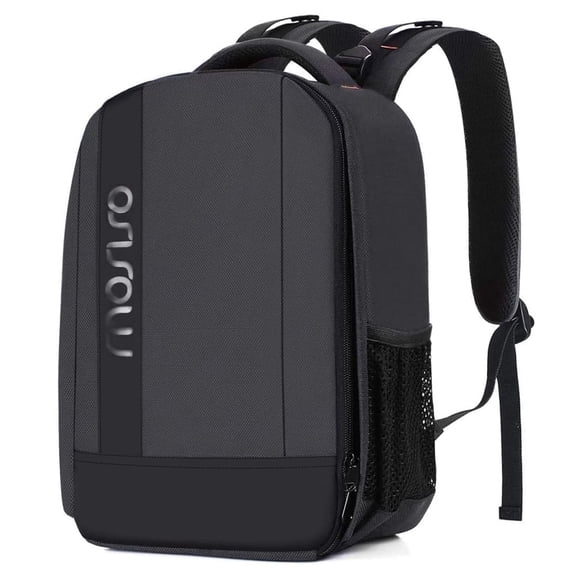 Mosiso DSLR/SLR/Mirrorless Photography Camera Backpack for Canon/Nikon/Sony, Water Repellent Buffer Padded Shockproof Bag with Customized Modular Inserts & Tripod Holder, Gray