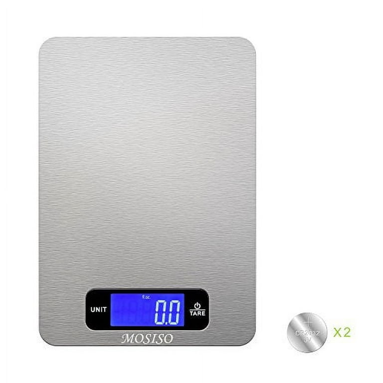 ZASSENHAUS Pure Digital Kitchen Scale, Stainless Steel, 9.3 in. x 6.9 in.  x 1 in. Food Scale M073508 - The Home Depot