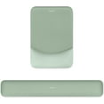 thumbnail image 1 of Mosiso Ergonomic Mouse Pad with Wrist Rest, Non-Slip Base Keyboard Wrist Rest Support, Memory Foam Computer Mouse Mat for Easy Typing and Home/Office Pain Relief, Green, 1 of 7