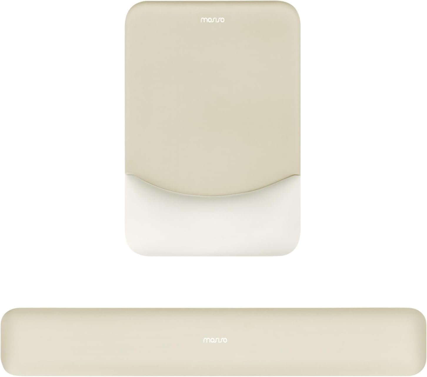 Mosiso Ergonomic Mouse Pad with Wrist Rest, Non-Slip Base Keyboard ...