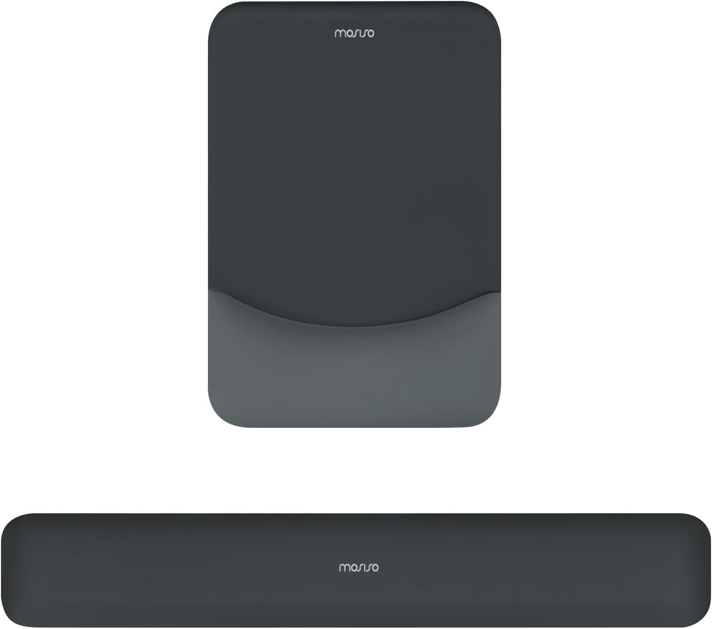 Mosiso Ergonomic Mouse Pad with Wrist Rest, Non-Slip Base Keyboard ...