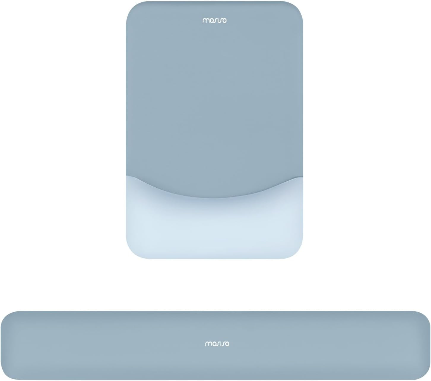 Mosiso Ergonomic Mouse Pad with Wrist Rest, Non-Slip Base Keyboard ...