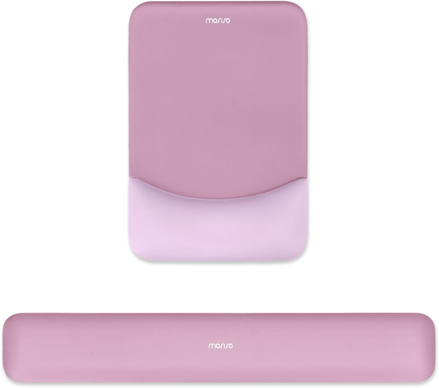 Mosiso Ergonomic Mouse Pad with Wrist Rest, Non-Slip Base Keyboard ...
