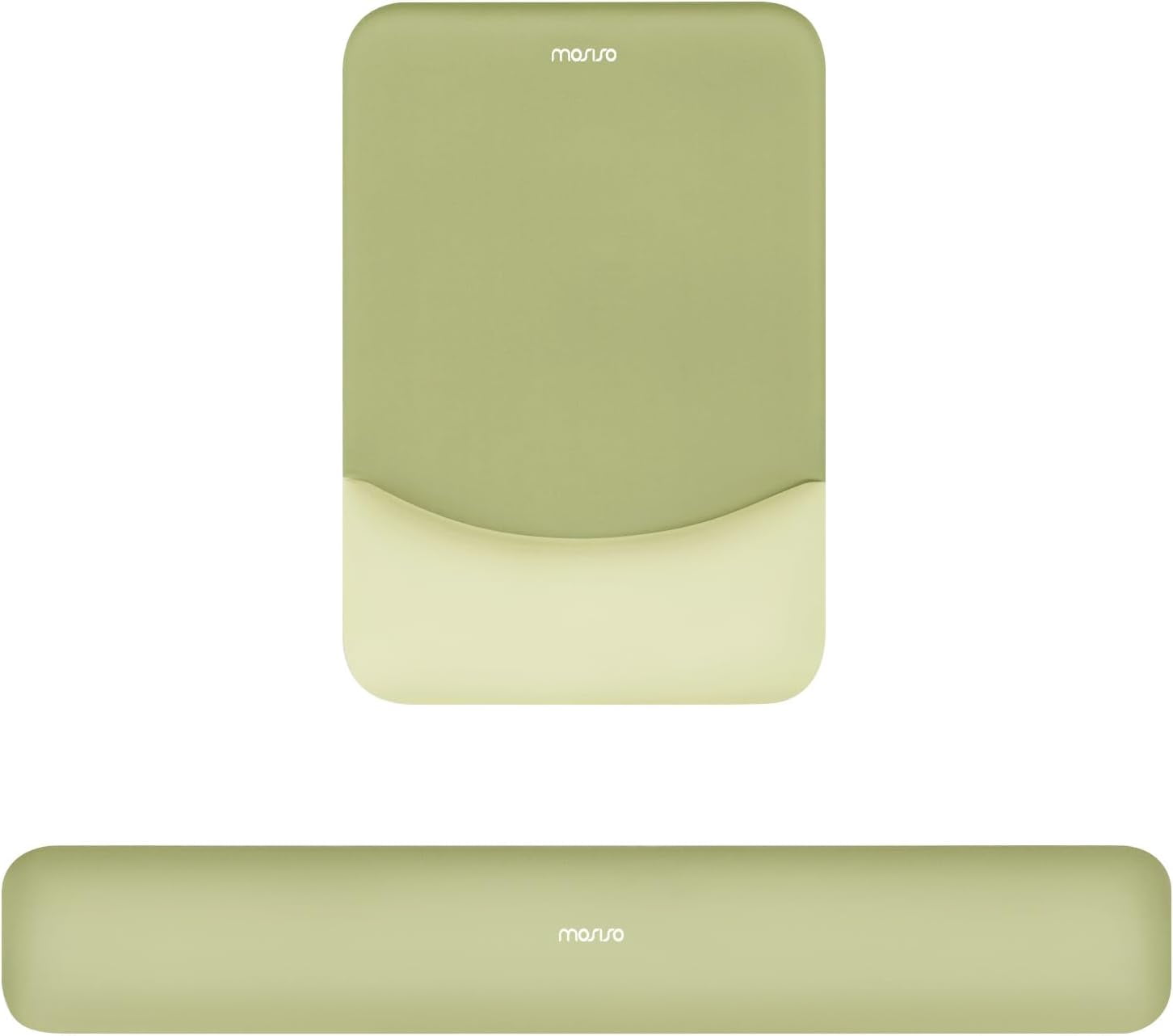 Mosiso Ergonomic Mouse Pad with Wrist Rest, Non-Slip Base Keyboard ...