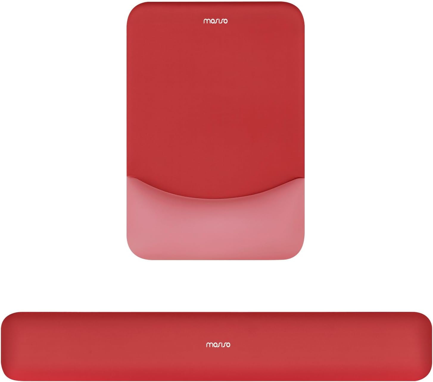 Mosiso Ergonomic Mouse Pad with Wrist Rest, Non-Slip Base Keyboard ...