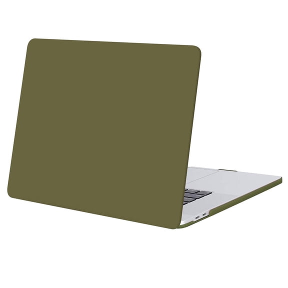 Mosiso Hard Shell Case For MacBook Pro 16 inch 2019 Release A2141 with Touch Bar & Touch ID, Ultra Slim Hard Case Protective Cover for New MacBook Pro 16", Capulet Olive