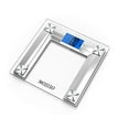 thumbnail image 1 of Mosiso - High Accuracy Digital Bathroom Scale with 4.3" Blue Backlight Display and "Smart Step-On" Technology [Newest Version] (Silver), 1 of 6