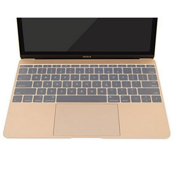 Mosiso Keyboard Cover for MacBook Pro 13 Inch 2017 & 2016 Release A1708 Without Touch Bar, MacBook 12 Inch A1534 Protective Skin, Clear