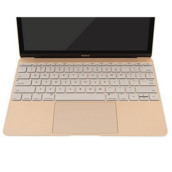 Mosiso Keyboard Cover for MacBook Pro 13 Inch 2017 & 2016 Release A1708 Without Touch Bar, MacBook 12 Inch A1534 Protective Skin, Gray