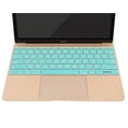 thumbnail image 1 of Mosiso Keyboard Cover for MacBook Pro 13 Inch 2017 & 2016 Release A1708 Without Touch Bar, MacBook 12 Inch A1534 Protective Skin, Hot Blue, 1 of 4
