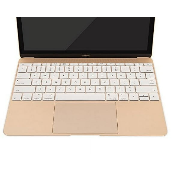 Mosiso Keyboard Cover for MacBook Pro 13 Inch 2017 & 2016 Release A1708 Without Touch Bar, MacBook 12 Inch A1534 Protective Skin, White/Frost