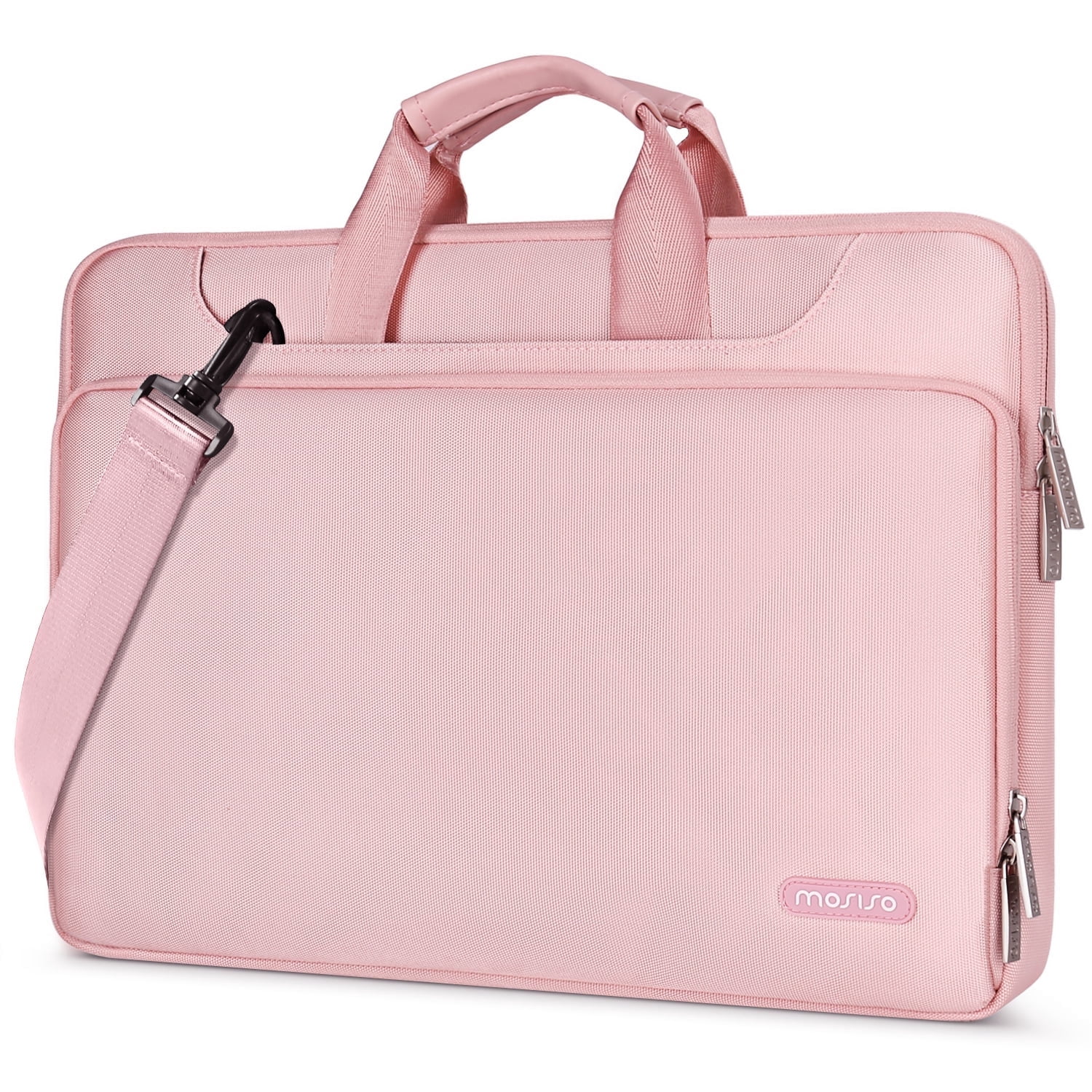 MOSISO Laptop Bag with Belt 360 Protective Laptop Shoulder Messenger Bag Case Sleeve for 15 inch 15.6 inch Notebook&MacBook Pro 16 inch 2023-2019 M2 A2780 M1 A2485 Pro/Max A2141/Pro 15 A1398