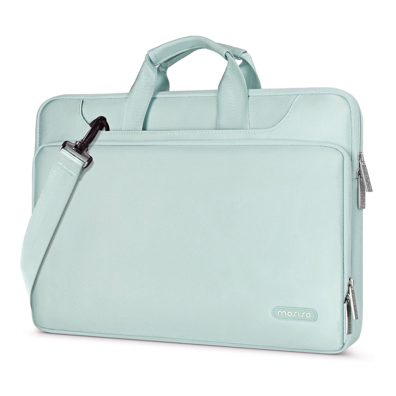 MOSISO Laptop Bag with Belt 360 Protective Laptop Shoulder Messenger Bag Case Sleeve for 15 inch 15.6 inch Notebook&MacBook Pro 16 inch 2023-2019 M2 A2780 M1 A2485 Pro/Max A2141/Pro 15 A1398