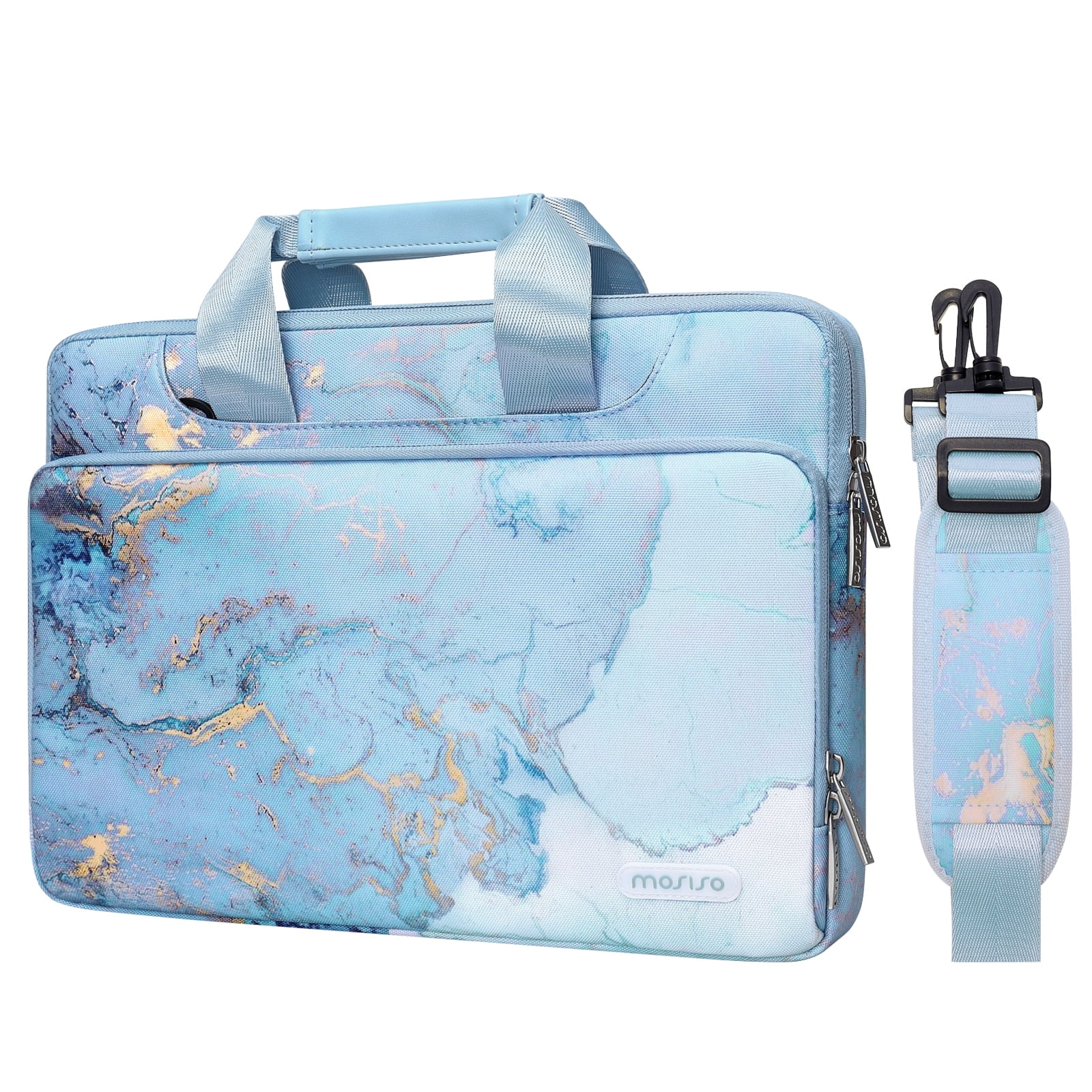ALAZA Abstract Leopard Tie-Dye Laptop Messenger Bag – Crossbody Briefcase For 13, 14, 15.6 Inch Laptops With Adjustable Strap