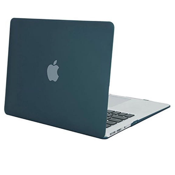 Mosiso Laptop Protective Cover Case for MacBook Air 13'' No Touch ID (Models: A1369 and A1466 2010-2017),Deep Teal