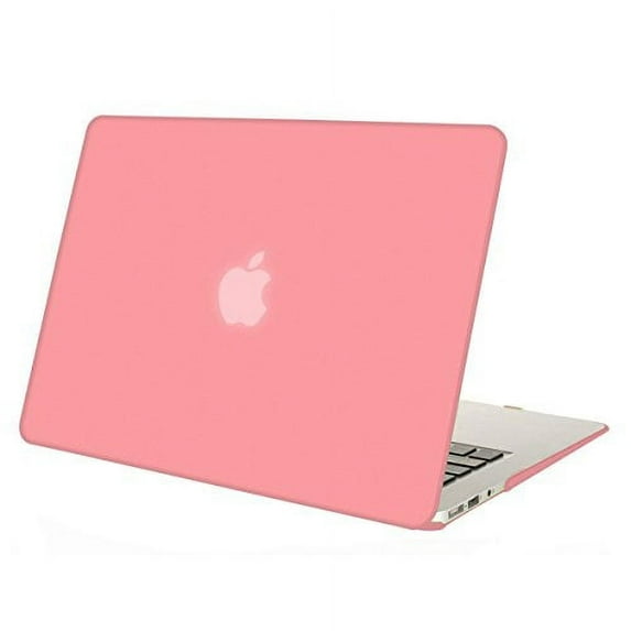 Mosiso MacBook Air 13 Case, Ultra Slim Plastic See Through Hard Shell Snap On Cover for MacBook Air 13.3" (A1466 & A1369), Pink