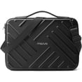 thumbnail image 1 of Mosiso Laptop Shoulder Bag for MacBook Air 13 M2 A2681 A2337 M1 A2179 A1932 / Pro 13 M2 M1 A2338 A2251 A2289 A2159 A1989 A1706 A1708, Shockproof Notebook Carrying Handbag, Black, 1 of 7