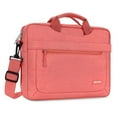 thumbnail image 1 of Mosiso Laptop Shoulder Bag for MacBook Pro 16 inch 2023-2019 M2 A2780 M1 A2485 Pro/Max A2141/Pro 15 A1398,15-15.6 inch Polyester Notebook Messenger Bag Briefcase Handbag, Living Coral, 1 of 5
