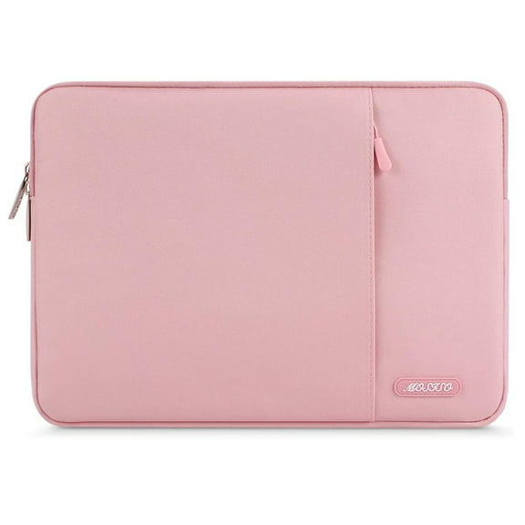 Mosiso Laptop Sleeve Bag for 2018-2022 MacBook Air 13 inch A2337 M1 A2179 A1932, MacBook Pro 13 M2 M1 A2338 A2289 A2251 A2159 A1989 A1706 A1708, Polyester Notebook Sleeve Case Cover, Pink
