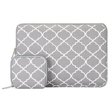 Mosiso Laptop Sleeve Bag for 13-13.3 Inch MacBook Pro/Air Notebook Canvas Notebook Carry Case, Gray