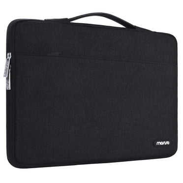Mosiso Laptop Sleeve Briefcase for 2018-2020 MacBook Air 13 inch A2179 A1932, 13 inch MacBook Pro A2289 A2159 A1989 A1706 A1708, Polyester Notebook Bag Case with Trolley Belt, Black