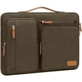 thumbnail image 1 of MOSISO Laptop Sleeve Carrying Case Compatible with 13-13.3 inch MacBook Air 13 / Pro 13 / Pro 14/ HP Dell Asus Acer Lenovo Notebook, 360 Protective Computer Handbag Briefcase with Handle, 1 of 7