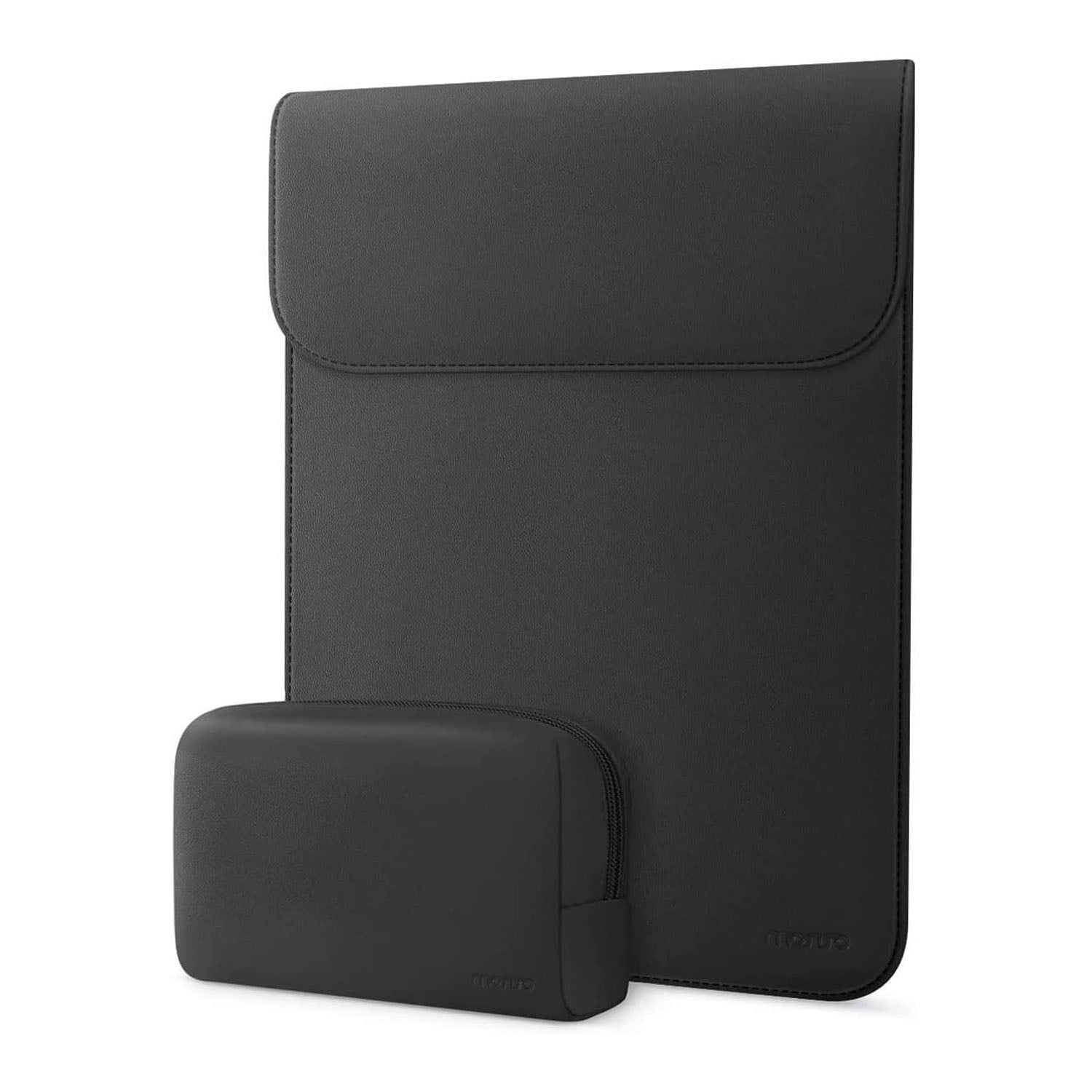 Mosiso Laptop Sleeve Case PU Leather Case Compatible With MacBook Air 13 inch M2 A2681 M1 A2337 A2179 A1932/Pro 13 M2 M1 A2338 A2251 A2289 A2159 A1989 A1706 A1708,Notebook Tablet Faux Suede Leather Ca