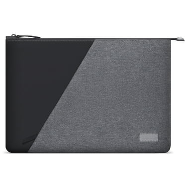 Mosiso Laptop Sleeve Shockproof Notebook Carrying Bag Case Work Business School Slim Briefcase with Bevel Pocket, Black