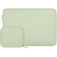 thumbnail image 1 of Mosiso Laptop Sleeve for MacBook Air 15 inch M3 A3114 M2 A2941 Lenovo Dell HP Asus Acer, Protective Neoprene Notebook Bag with Small Case, Sage Green, 1 of 5