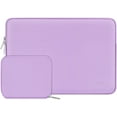 thumbnail image 1 of Mosiso Laptop Sleeve for MacBook Air Pro 13 inch M3 M2 M1 Lenovo Dell HP Asus Acer, Protective Neoprene Notebook Bag with Small Case, Purple, 1 of 8