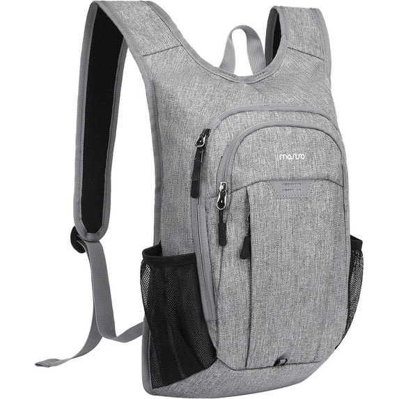 Mosiso Lightweight Hiking Daypack for Men Women, Small Packable Hiking Backpack 3 Layer Casual Foldable Day Pack Shoulder Bag