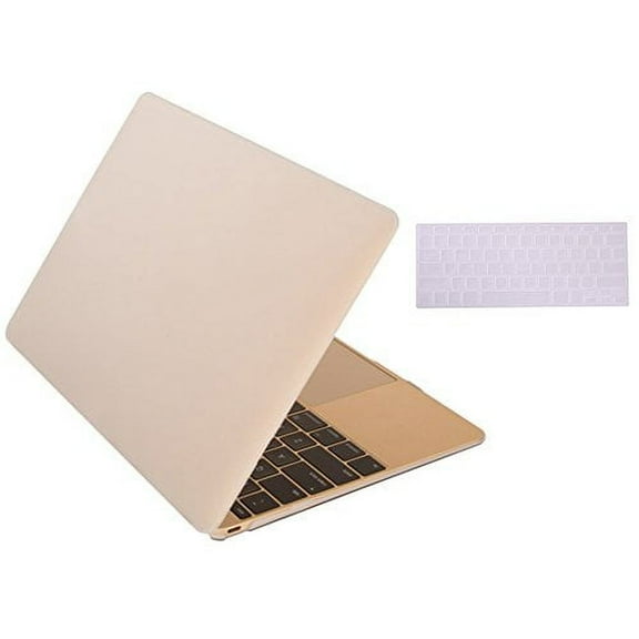 Mosiso MacBook 12-Inch 2 in 1 Soft-Touch Plastic Hard Case and Keyboard Cover for MacBook 12" with Retina Display A1534 (2016 / 2015 Newest Version), Frost