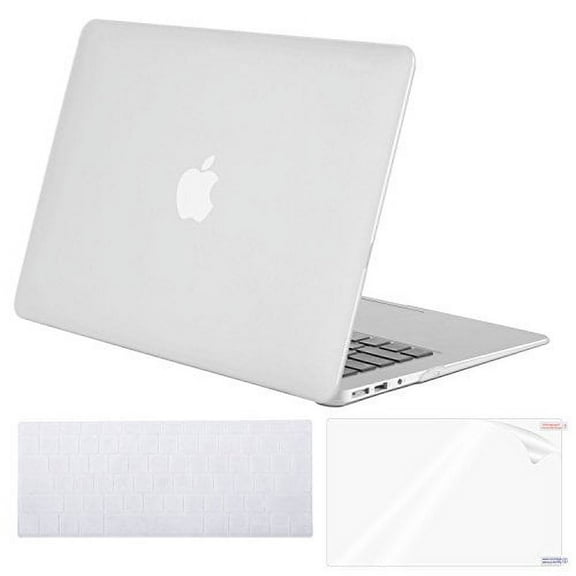 Mosiso MacBook Air 13" A1466/A1369 Case,Plastic Hard Case for MacBook Air 13 Inch, Frost
