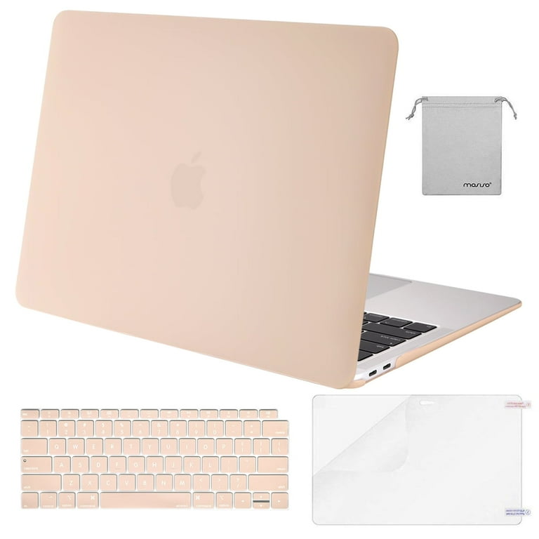Mosiso MacBook Air 13 inch Case 2020 Release A2337 M1 A2179 Hard Cover Shell for New Air 13 inch Keyboard Cover Camel Walmart