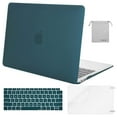 thumbnail image 1 of Mosiso MacBook Air 13 inch Case 2020 Release A2337 M1 A2179 Hard Cover Shell for New Air 13 inch + Keyboard Cover, Deep Teal, 1 of 4