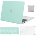 thumbnail image 1 of Mosiso MacBook Air 13 inch Case 2020 Release A2337 M1 A2179 Hard Cover Shell for New Air 13 inch + Keyboard Cover, Mint Green, 1 of 6